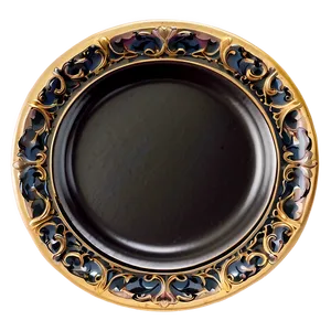 Gold Rimmed Plates PNG Xos PNG