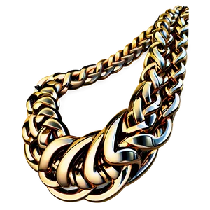 Gold Rope Chain PNG Mfh