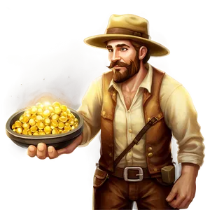 Gold Rush Prospector Png 06252024 PNG image