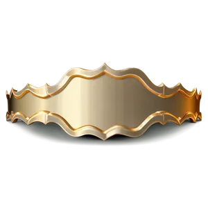 Gold Scallop Edge PNG 06262024 PNG