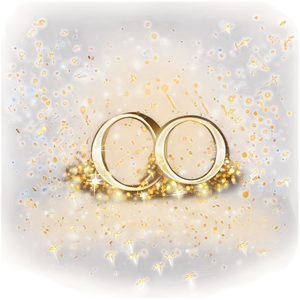 Gold Sparkle Bokeh PNG 06122024 PNG
