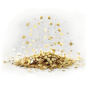 Gold Sparkle Confetti Png 06122024 PNG image