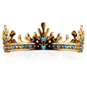 Gold Sparkle Crown PNG Sym PNG