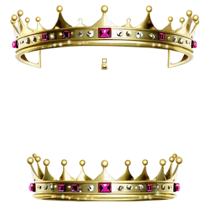 Gold Sparkle Crown Png Wxs PNG image