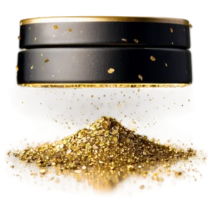 Gold Sparkle Dust PNG Qle