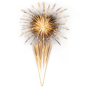 Gold Sparkle Firework Display Png 06122024 PNG image