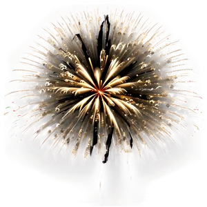 Gold Sparkle Firework PNG Nsh PNG