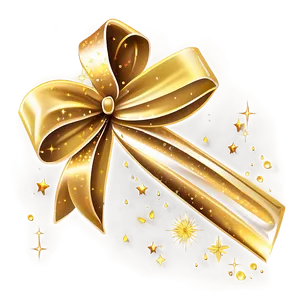 Gold Sparkle Gift PNG 06122024 PNG