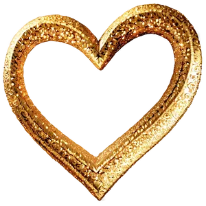 Gold Sparkle Heart Png Rtr87 PNG image