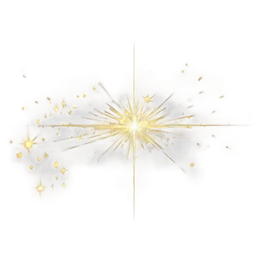 Gold Sparkle Light PNG 06122024
