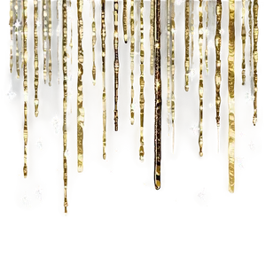 Gold Sparkle Rain PNG Tjx PNG