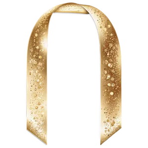 Gold Sparkle Ribbon Png Rvu13 PNG image