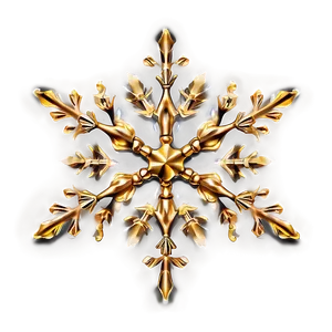 Gold Sparkle Snowflake Png Fht14 PNG image