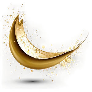 Gold Sparkle Splash Effect PNG Pik