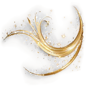 Gold Sparkle Swirl Effect Png 06122024 PNG image