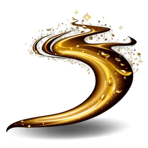 Gold Sparkle Swirl Png 06122024 PNG image