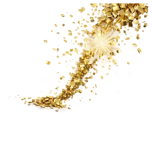 Gold Sparkles Falling Gently PNG 06122024 PNG
