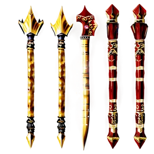 Gold Spear PNG 05252024 PNG