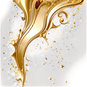 Gold Splash For Elegant Background PNG Jql