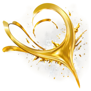 Gold Splash For Fashion Design PNG Cuf PNG