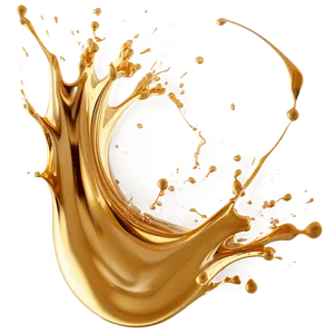 Gold Splash In Slow Motion PNG 06282024 PNG