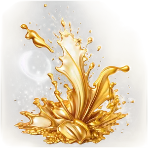 Gold Splash On Transparent PNG Hnq PNG