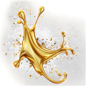Gold Splash PNG 98