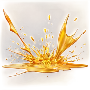 Gold Splash PNG Hcj13