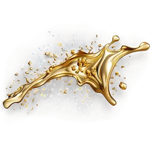Gold Splash PNG Lfg