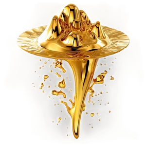 Gold Splash PNG Lkk