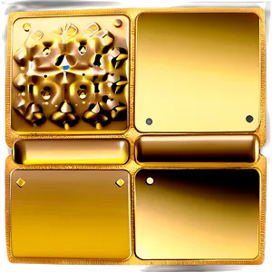 Gold Square For Invitation Cards PNG Unc31 PNG