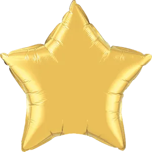 Gold Star Balloon Festive Decoration.jpg PNG image