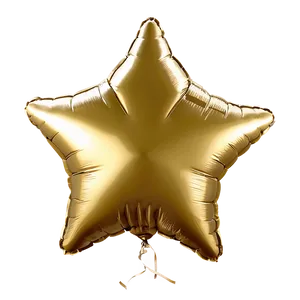 Gold Star Balloon PNG Qub25 PNG