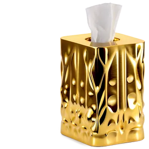 Gold Tissue Box Png 06132024 PNG image