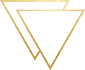 Gold Triangles Abstract Design PNG image