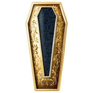 Gold Trim Coffin Png Cnu45 PNG image