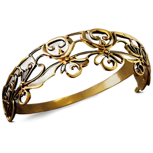 Gold Trim Filigree PNG 56