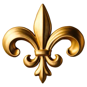 Gold Trim Fleur-de-lis PNG Emh PNG