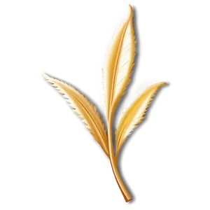 Gold Trim Leaf PNG Abu91 PNG