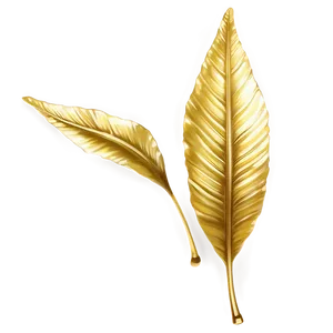 Gold Trim Leaf PNG Cvh11 PNG