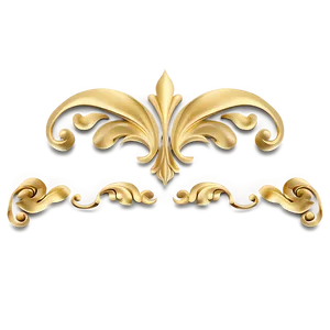 Gold Trim Motif PNG Hxx3 PNG