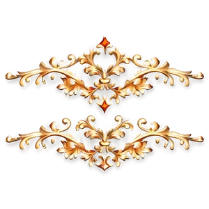 Gold Trim Ornament Png Fnm40 PNG image