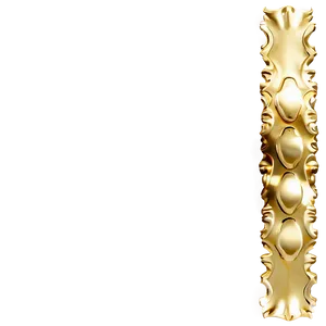 Gold Trim Scallop PNG 40