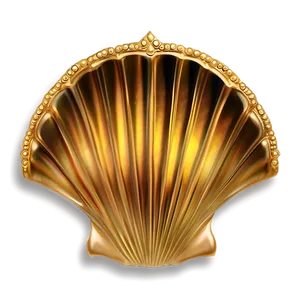 Gold Trim Scallop PNG 57