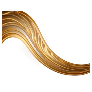 Gold Trim Wave Pattern PNG 59 PNG