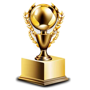 Gold Trophy Prize Png 23 PNG image