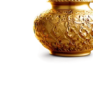 Gold Vase PNG 05252024 PNG
