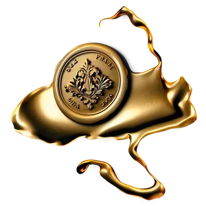 Gold Wax Seal Png 33 PNG image