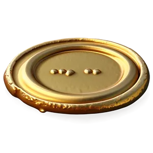 Gold Wax Seal Png 96 PNG image