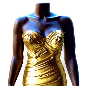 Gold Wedding Dresses PNG Cak49 PNG